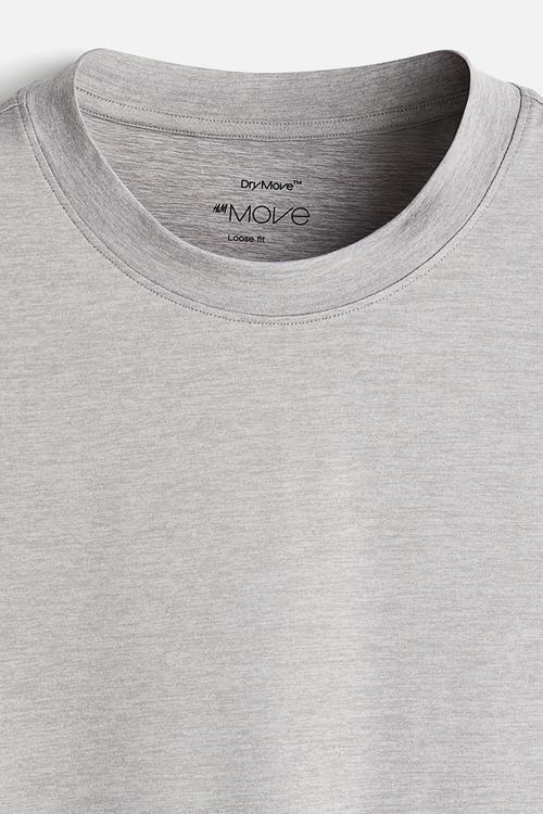 Loose fit sports vest top with drymove™ - grey
