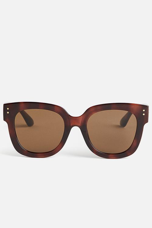 Square sunglasses - brown/tortoiseshell-patterned