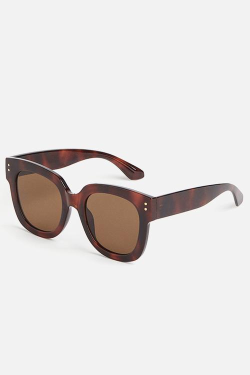 Square sunglasses - brown/tortoiseshell-patterned