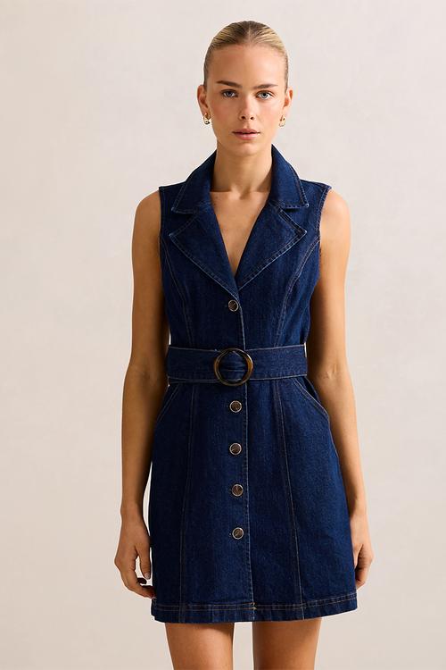 Nicola Denim Blazer Dress