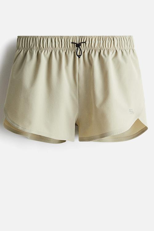 Lightweight sports shorts with drymove™ - light-beige