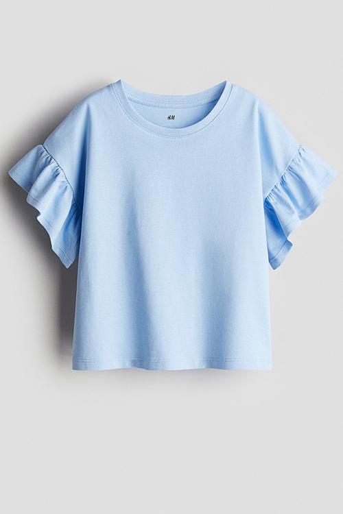 Cotton top - light blue
