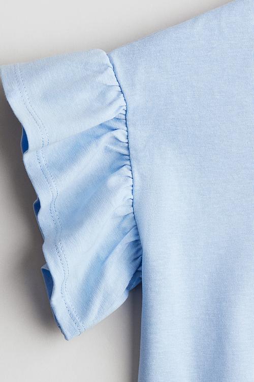 Cotton top - light blue