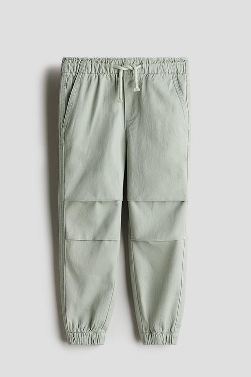 Twill joggers - light dusty green