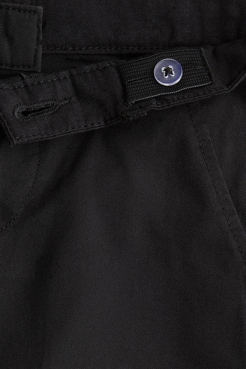 Cotton chino shorts - black