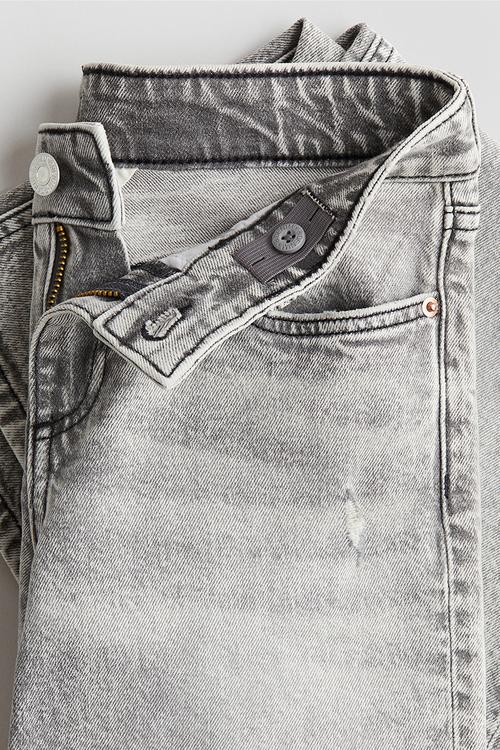 Straight leg jeans - light grey