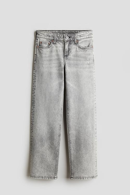 Straight leg jeans - light grey