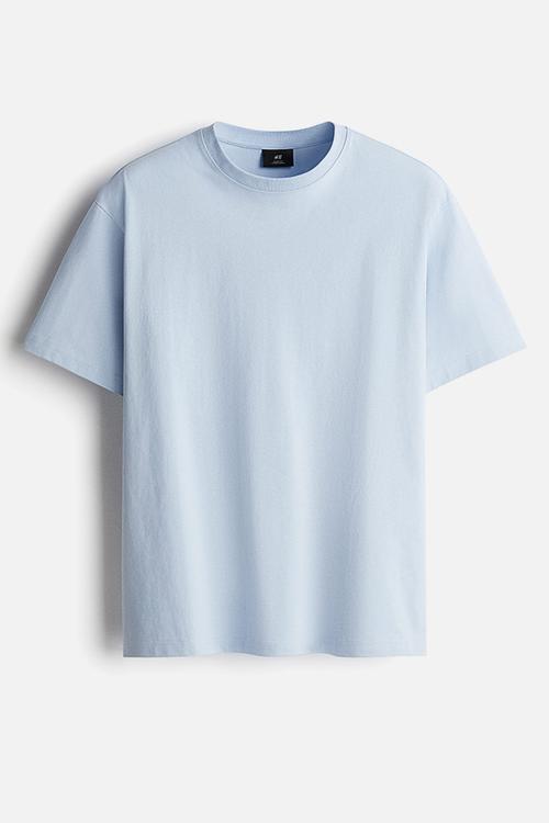 Loose fit T-shirt - light blue