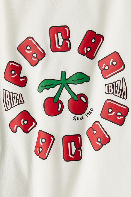 Printed t-shirt - white pacha
