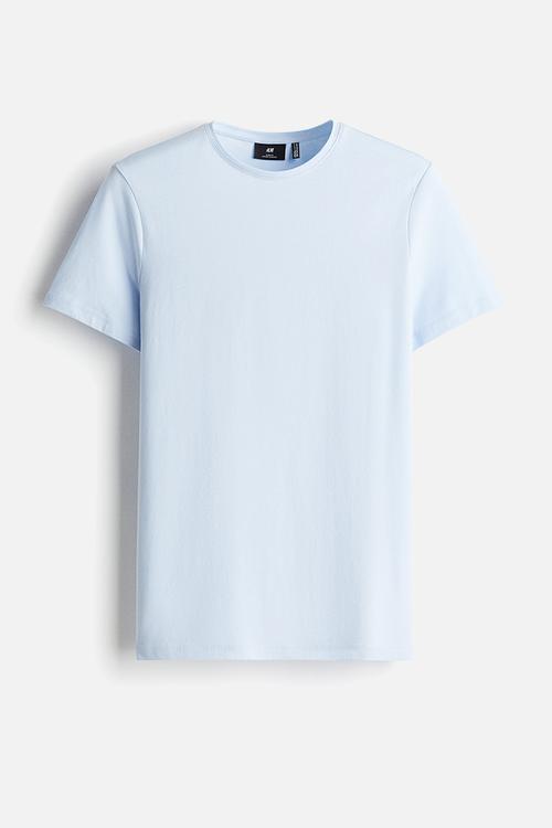 Coolmax® slim fit T-shirt - blue