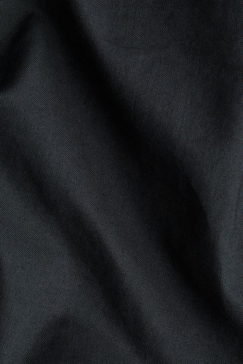 Linen-blend dress - dark grey 