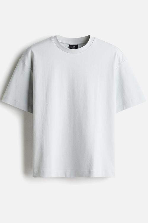 Loose fit T-shirt - light grey