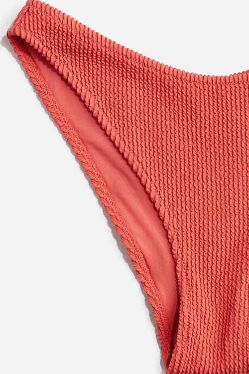 Cheeky bikini bottoms - coral red 