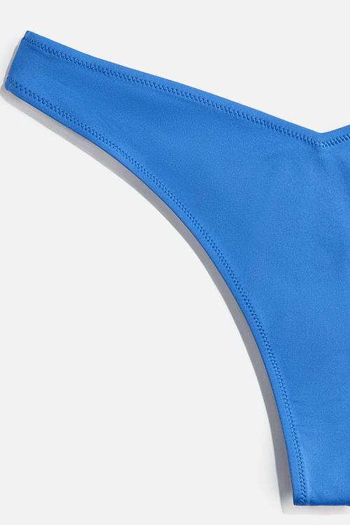 Thong bikini bottoms - blue