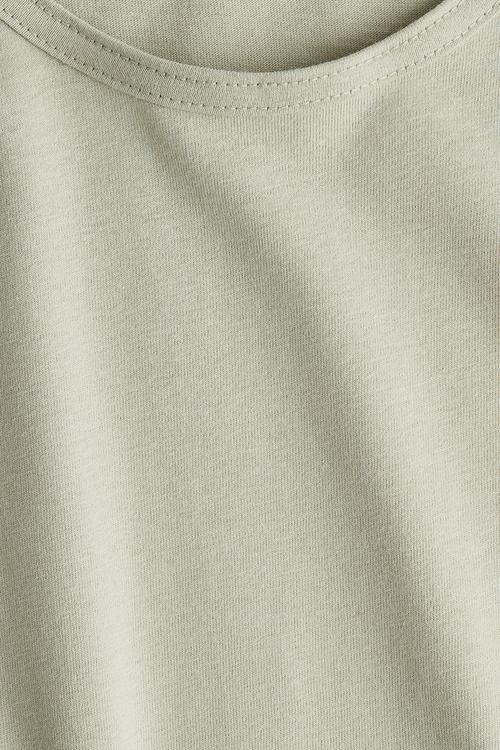 Cotton jersey t-shirt - light green