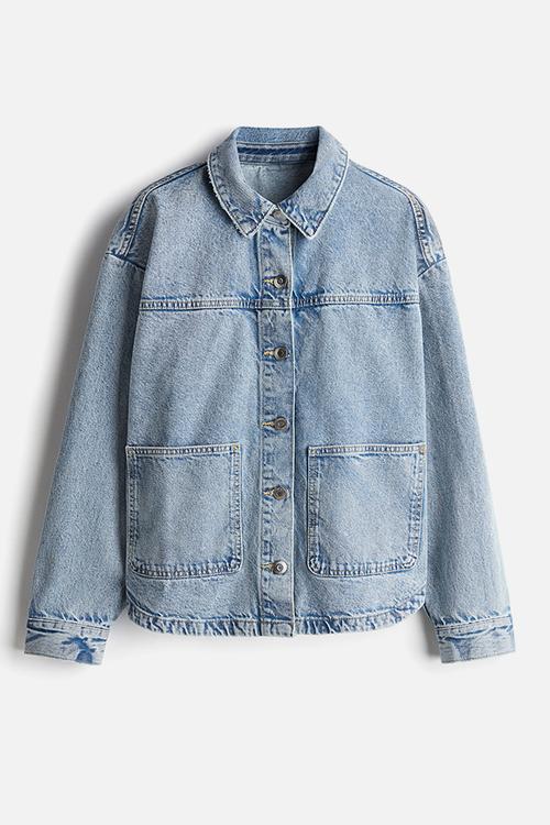 Twill overshirt - light denim blue