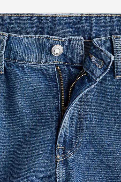Bermuda regular denim shorts - denim blue