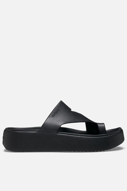 Getaway way platform toe loop - black