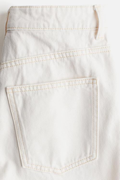 Wide ultra high jeans - white