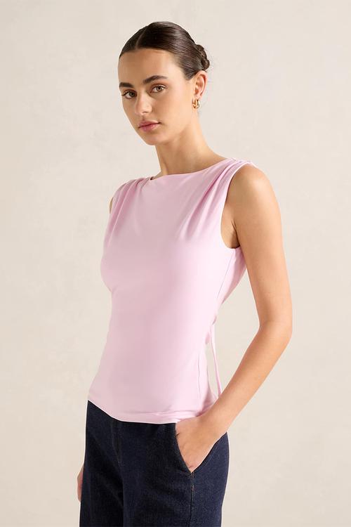 June Cowl Back Top