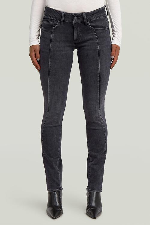 Contor 3D Slim Jeans Wmn - Worn In Zinc