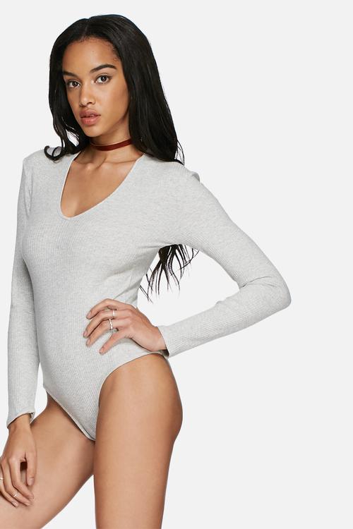 Round neck bodysuit