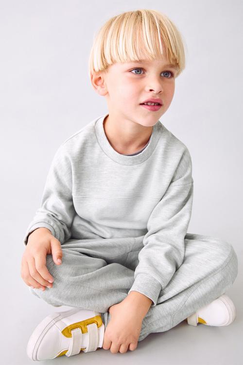 Sweatshirt  pique - grey