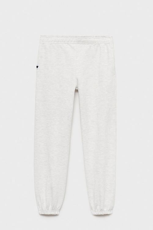 Joggers with elastic waist -grey