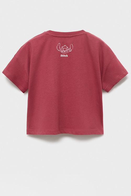 T-shirt stilove - dark red