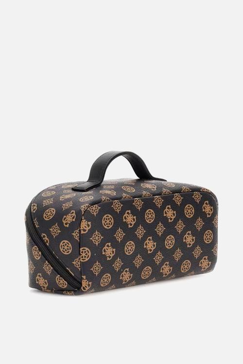 Wilder lrg cosmetic travel bag - brown & black