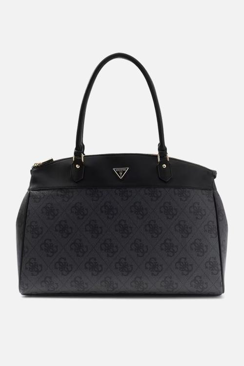 Berta deluxe dome tote - charcoal
