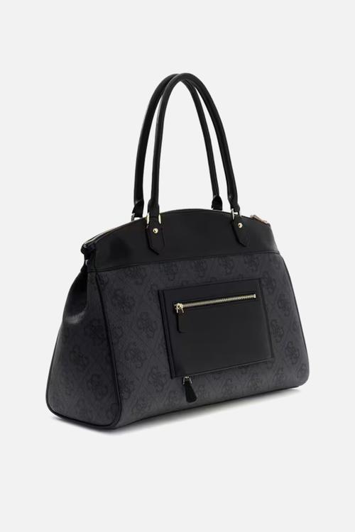 Berta deluxe dome tote - charcoal