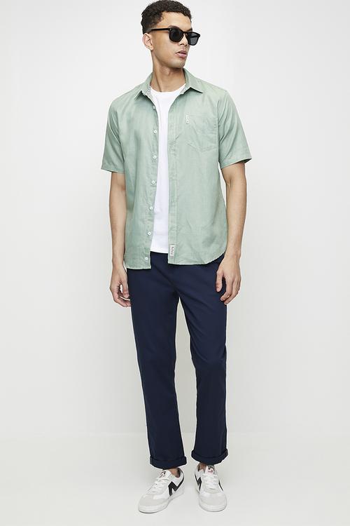 Slim Fit Stretch Chino - Dark Navy