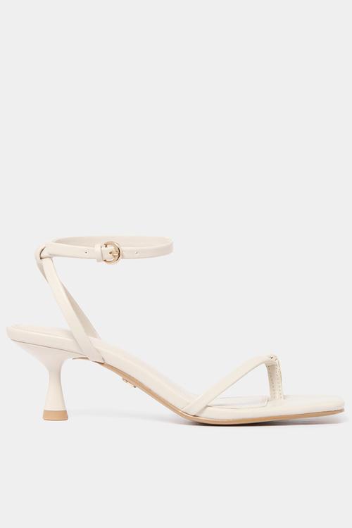 Tatiana Toe Loop Trim Strappy Sandal Heel 
