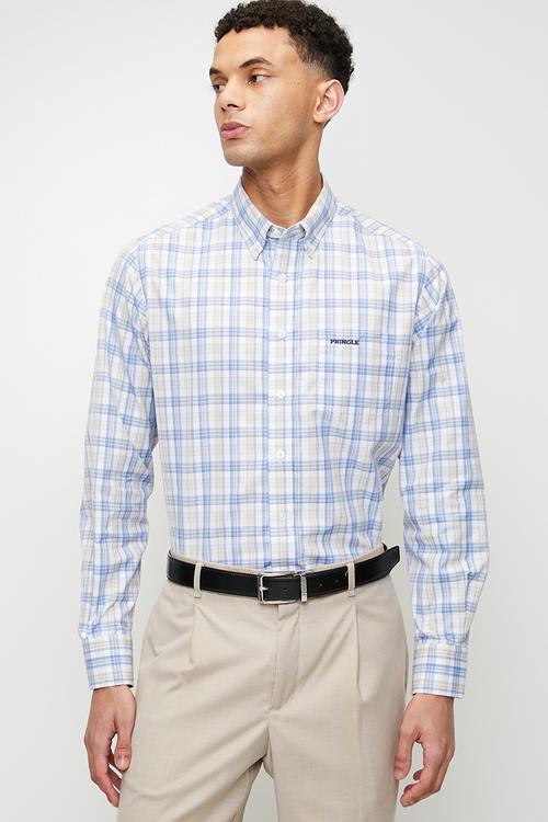 Zola  ls classic shirt - light blue