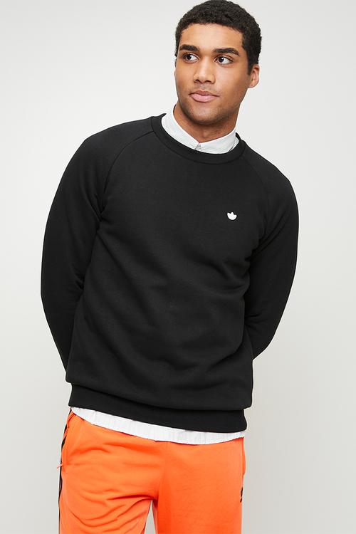 Essential Crew Sweatshirt - Black