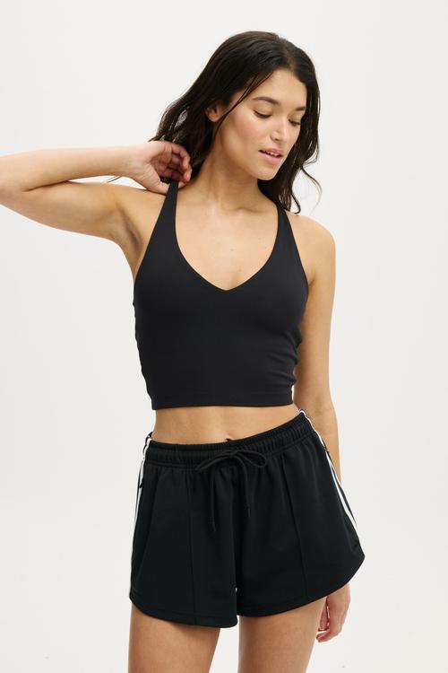 Ultra Soft Cross Back Tank - Black