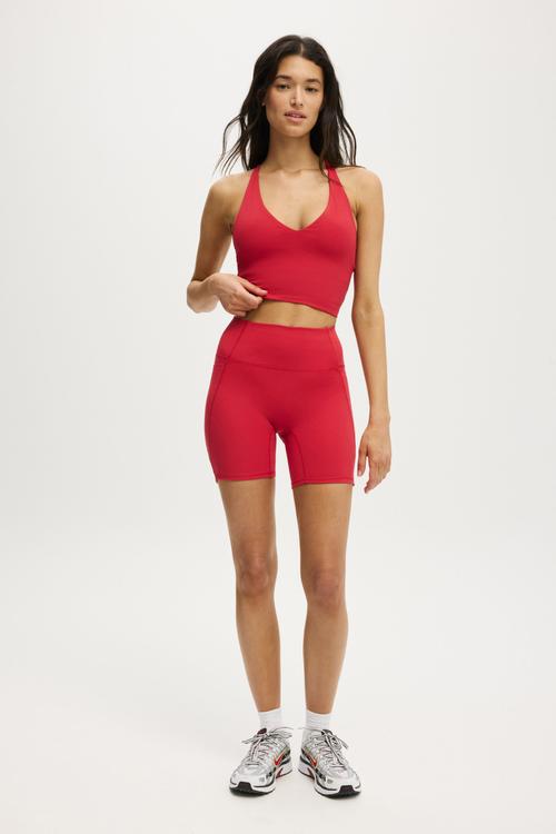 Ultra Soft Cross Back Tank - Poppy