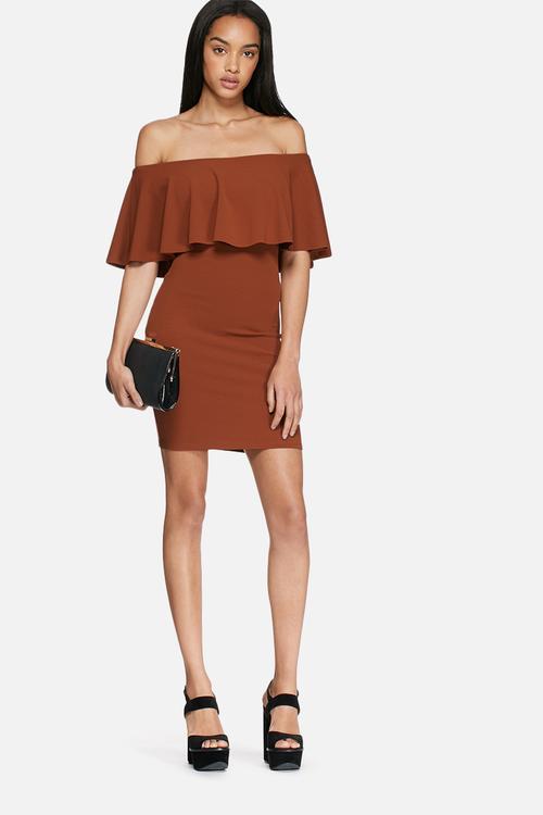 Off shoulder bodycon dress