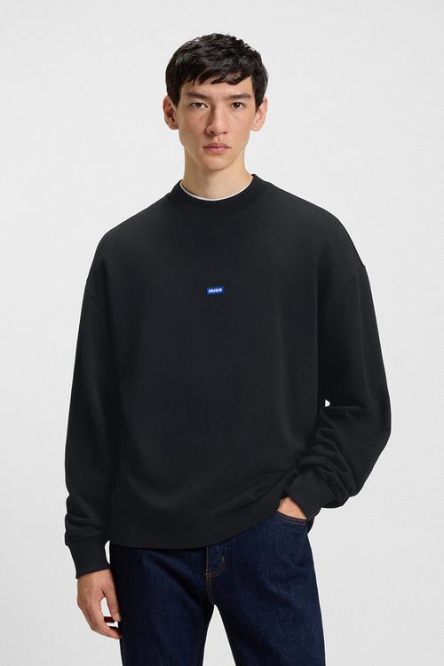 Nedro Drop Shoulder Sweatshirt - Black