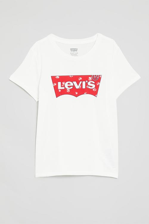 Levi's® floral batwing tee - blanc de blanc