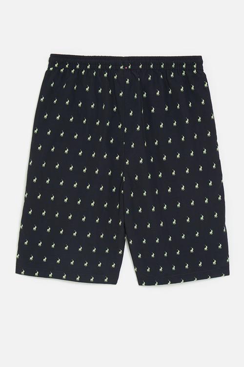 Boys bradley monogram beach short - navy