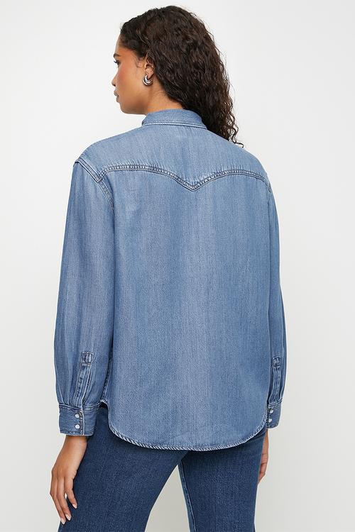 Teodora Western Shirt ZA - Blue