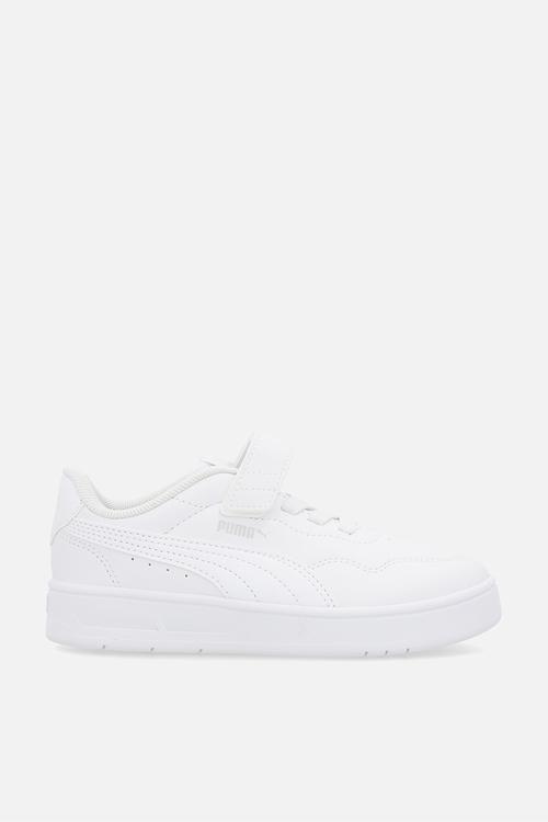 Court Lally Ac+ Ps -Puma White-Puma White-Feather Gray