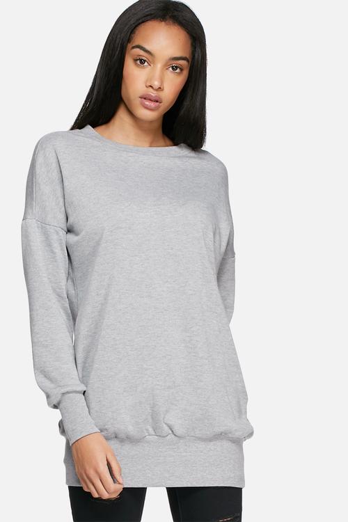 Longline sweat top