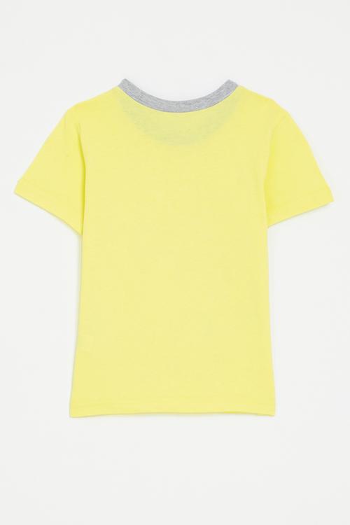 The Smurfs manga panel t-shirt - custard/grey