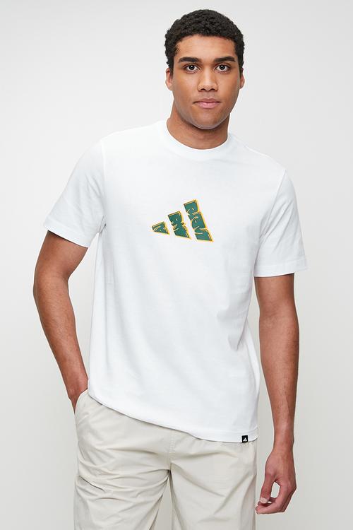  90s 3-Bar Tee - White