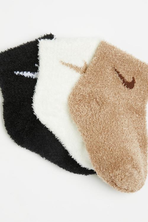 Nike infant cozy socks 3-pack - hemp