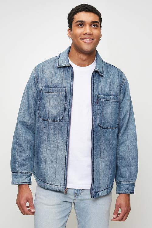 Kyren overshirt west lennox - blue