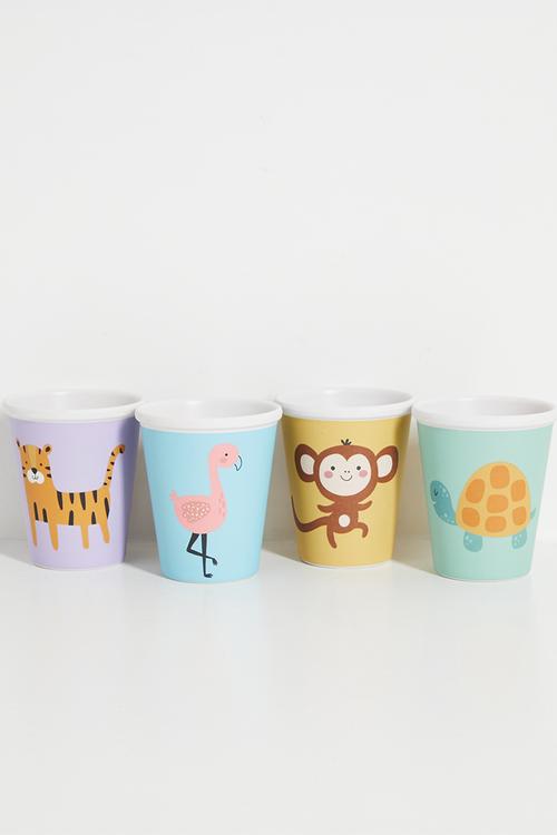 Topsy cup set of 4 - multi